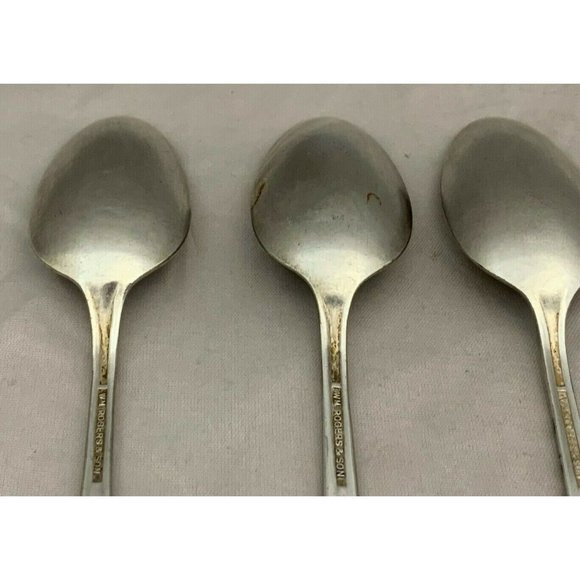 International Silver Wm Rogers & Son - Gardenia - 4 Teaspoons - 6" - Picture 8 of 12